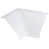 SOCKELLEISTE VERBINDER 2TLG Delta Profil 3,5/3,5/2,1 cm  - Transparent, Basics, Kunststoff (3,5/3,5/2,1cm) - Paulmann