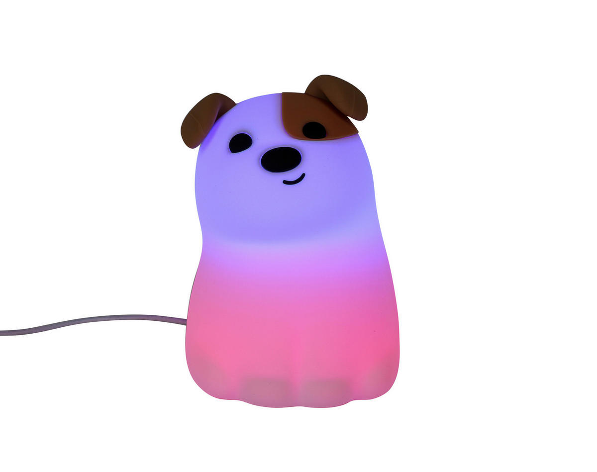 NOČNÉ SVETLO, 9,2/13,8/11,5 cm - biela, Trend, plast (9,2/13,8/11,5cm) - Novel