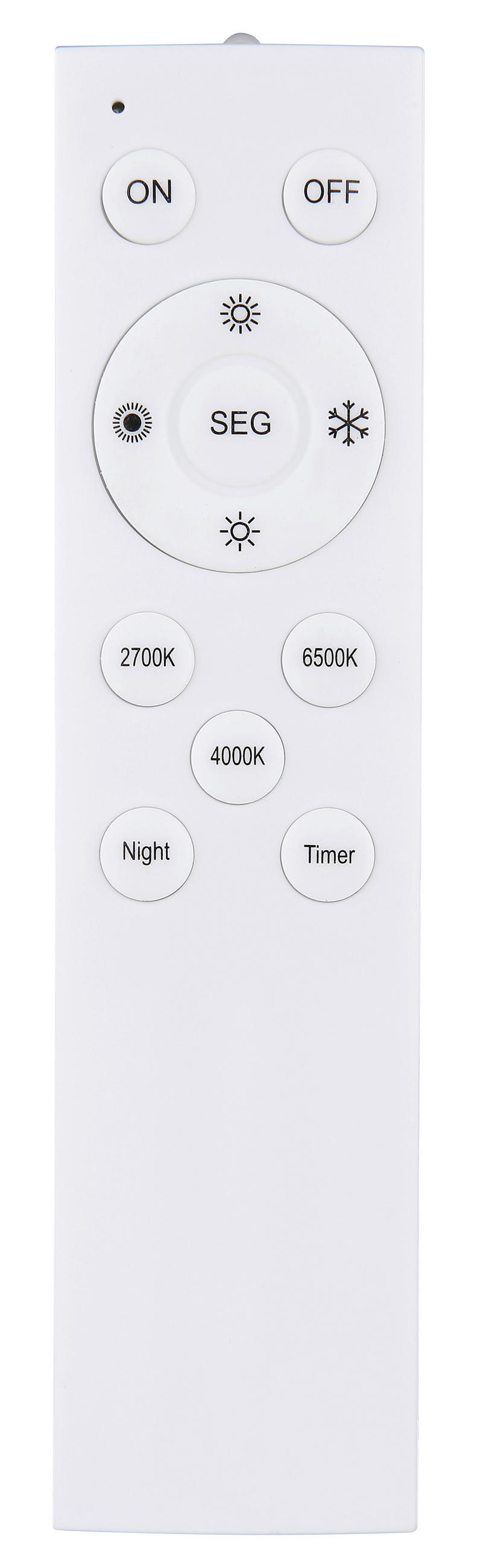 LED-DECKENLEUCHTE 24 W    80/20/7,8 cm  - Weiss/Dunkelbraun, Natur, Holzwerkstoff/Kunststoff (80/20/7,8cm) - Globo
