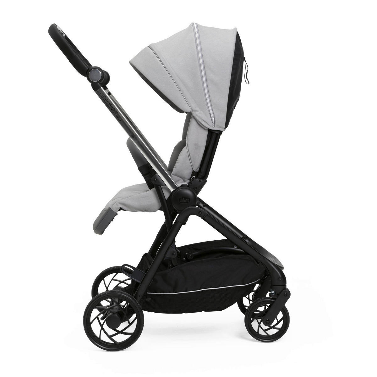 BUGGY One4ever Lounge  - Grau, Basics, Textil/Metall (51/99-109/78cm) - Chicco