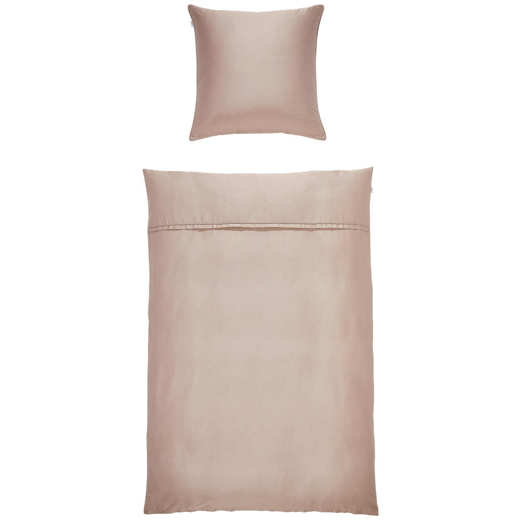 Thumbnail - Schöner Wohnen Wendebettwäsche SW-Pure, Rosa, Altrosa, Textil, Uni, 135x200 cm, Oeko-Tex® Standard 100, pflegeleicht, ha...