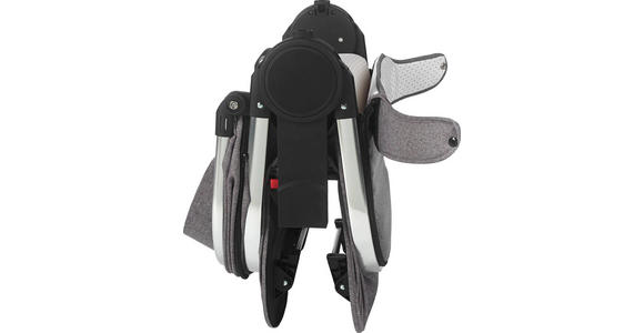 KINDERWAGENSET Neapel - Silberfarben/Grau, Design, Textil/Metall (76,96/59,95/106,68cm) - My Baby Lou