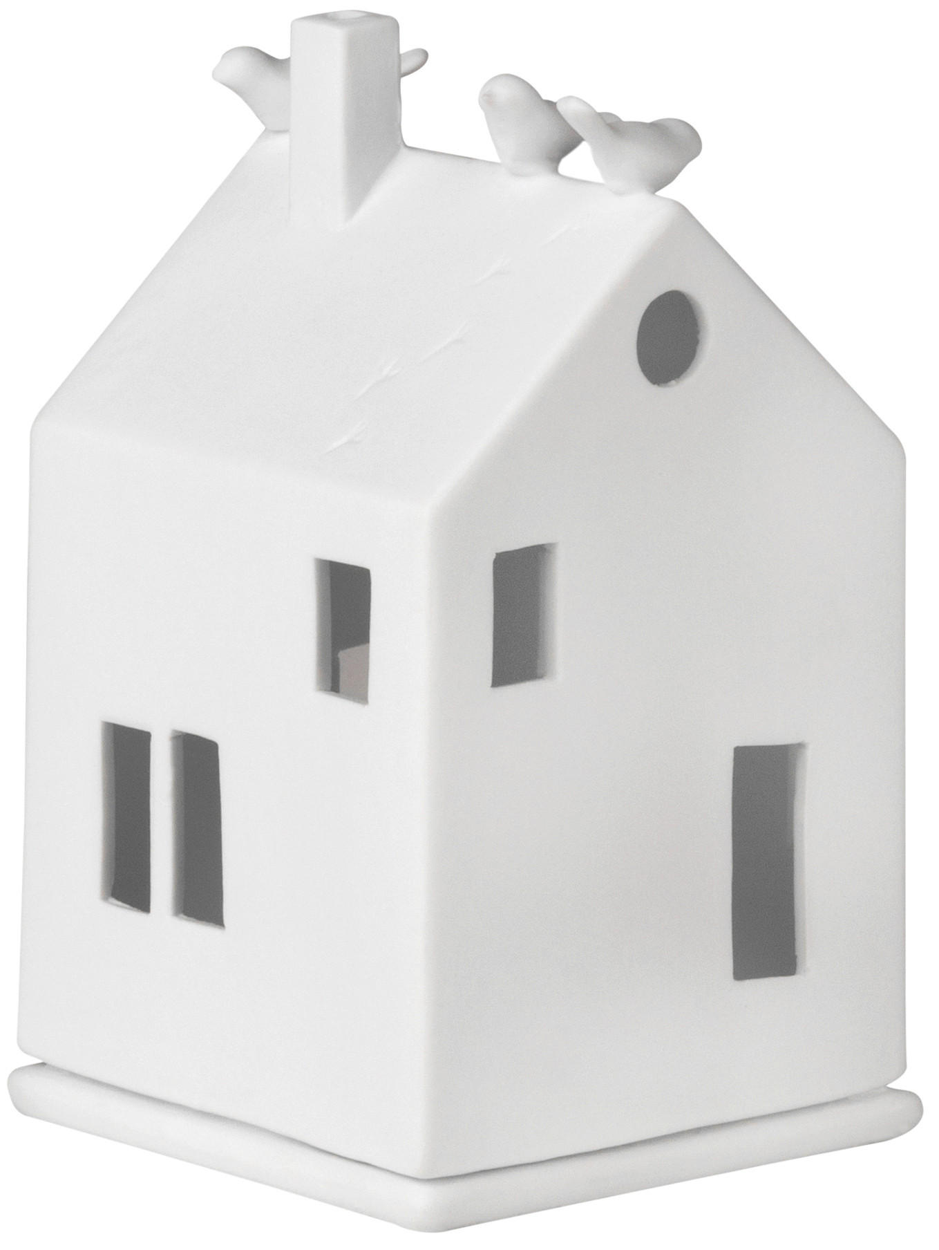 DEKOHAUS - Weiss, Basics, Keramik (7/7/13cm)