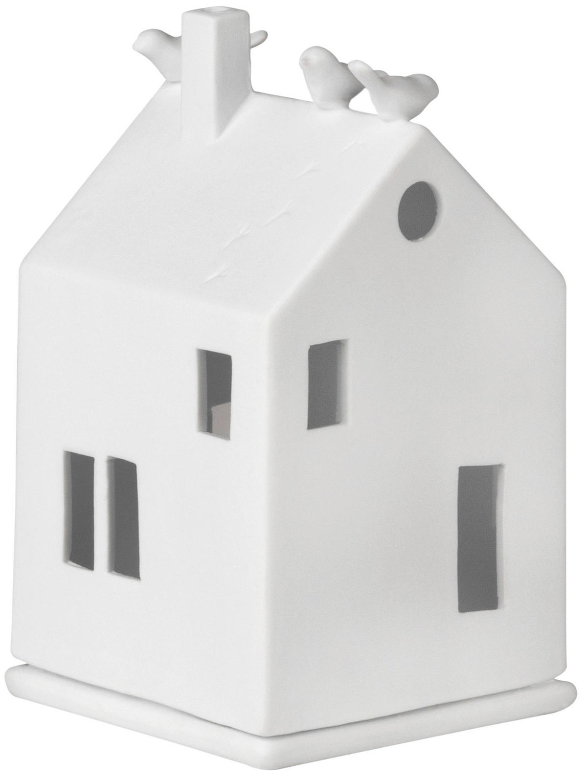 DEKOHAUS - Weiss, Basics, Keramik (7/7/13cm)