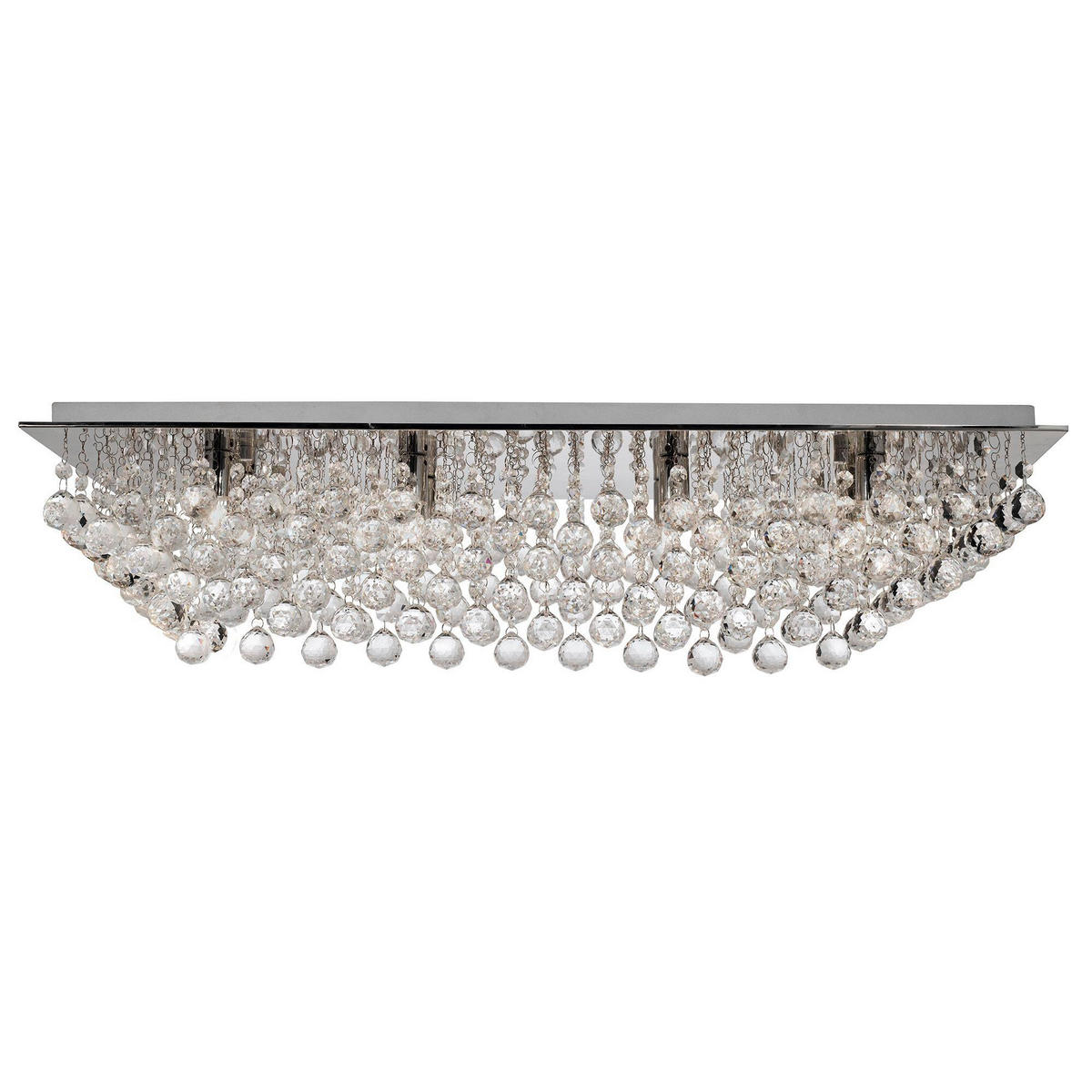 STROPNA SVETILKA Hanna 83/34/20 cm   - barve kroma, Design, kovina/steklo (83/34/20cm)