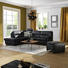 WOHNLANDSCHAFT in Leder Schwarz - Schwarz, KONVENTIONELL, Leder (267/234cm) - Himolla WOHNLANDSCHAFT in Leder Schwarz - Schwarz, KONVENTIONELL, Leder (267/234cm) - Himolla