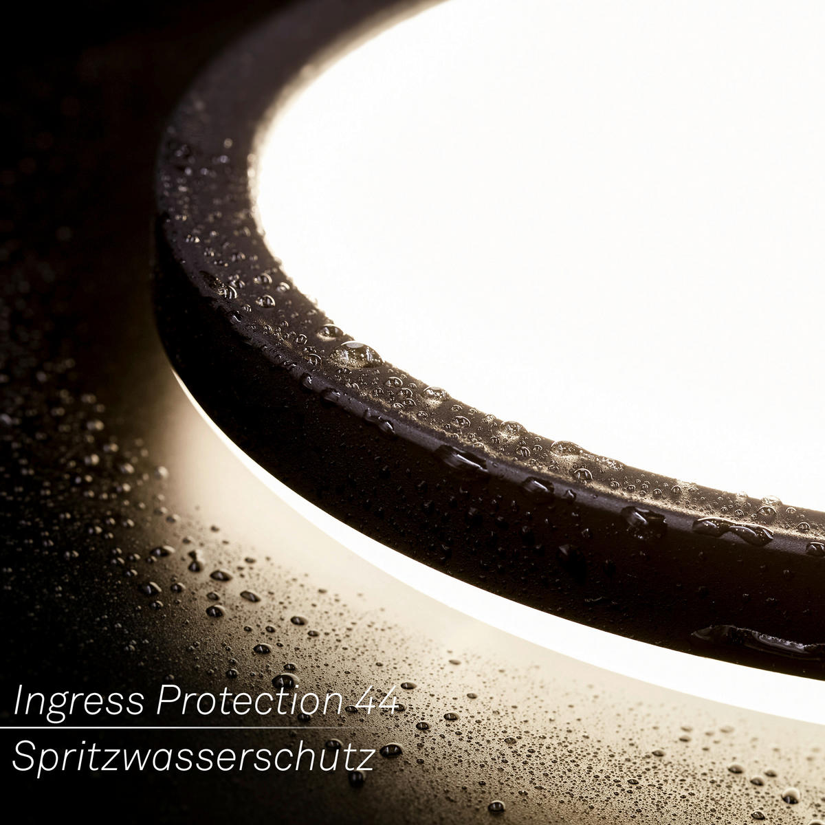 KÚPEĽŇOVÉ STROP. LED SVIETIDL, 29/3 cm  - čierna, Konventionell, plast (29/3cm)