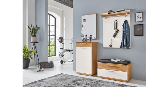 GARDEROBE 5-teilig  in 160/195/40 cm  - Eichefarben/Anthrazit, Design, Holz/Holzwerkstoff (160/195/40cm) - Novel
