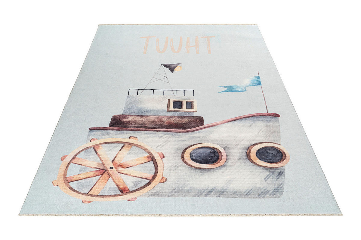 COVOR PENTRU COPII - maro/alb, Trend, textil (115/170cm) - Ben'n'jen
