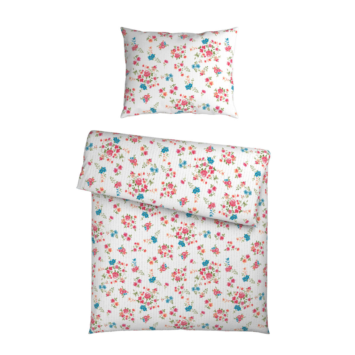 BETTWÄSCHE Seersucker 140/200 cm  - Multicolor, KONVENTIONELL, Textil (140/200cm) - Esposa