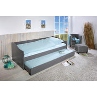 AUSZIEHBETT 90/200 cm Grau  - Grau, Modern, Holz (90/200cm) - MID.YOU