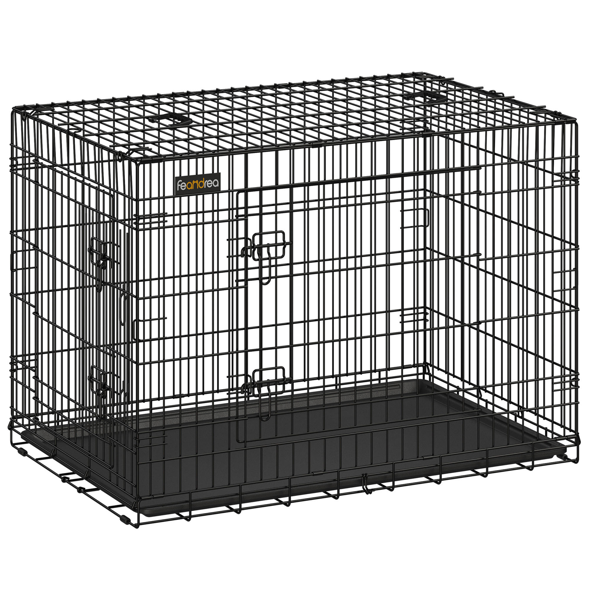 HAUSTIER-TRANSPORTTASCHE - Schwarz, Trend, Kunststoff/Metall (107/77,5/70cm) - Boxxx