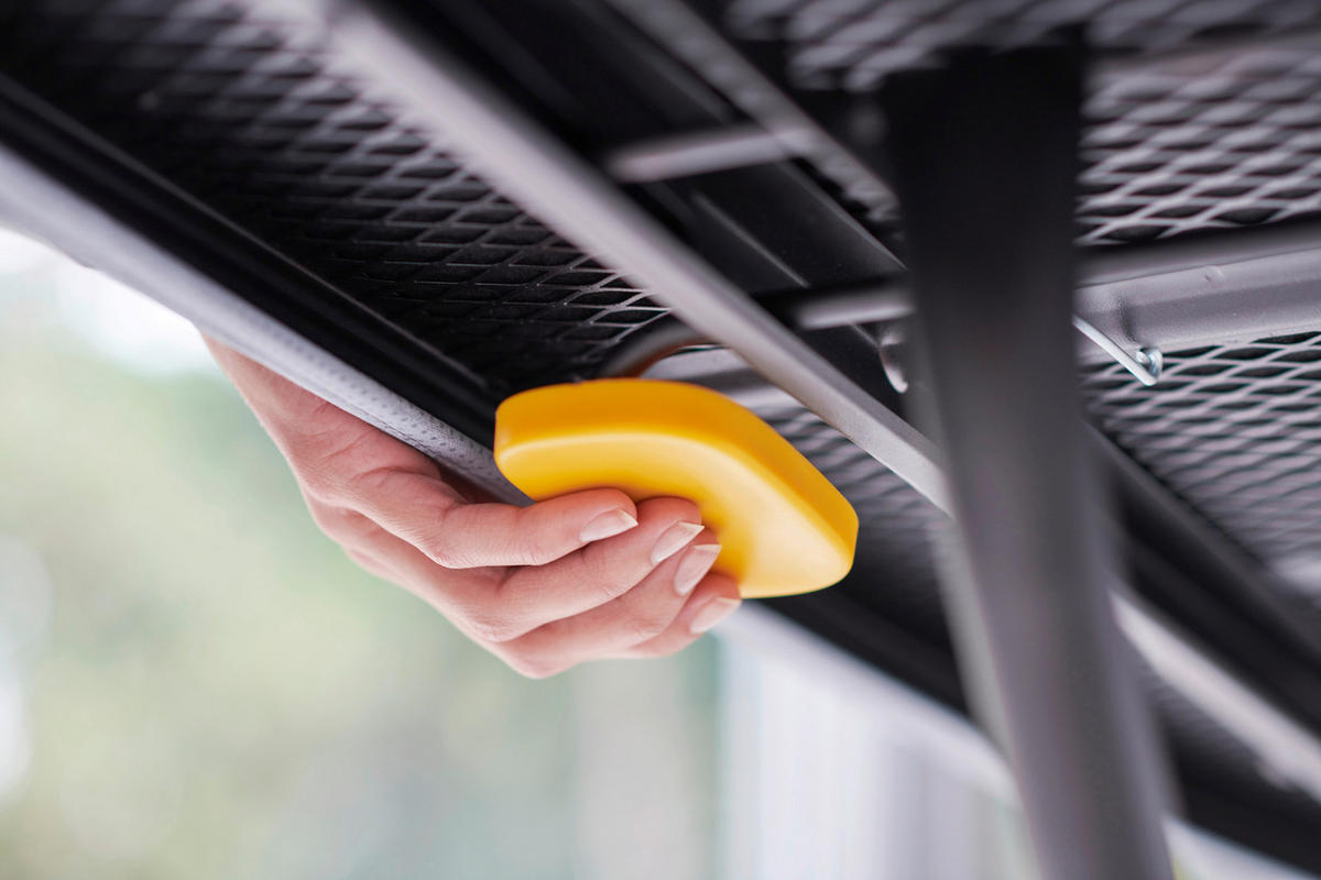 LIKALNA DESKA - siva, Basics, tekstil (38/130/8,5cm) - Joseph Joseph