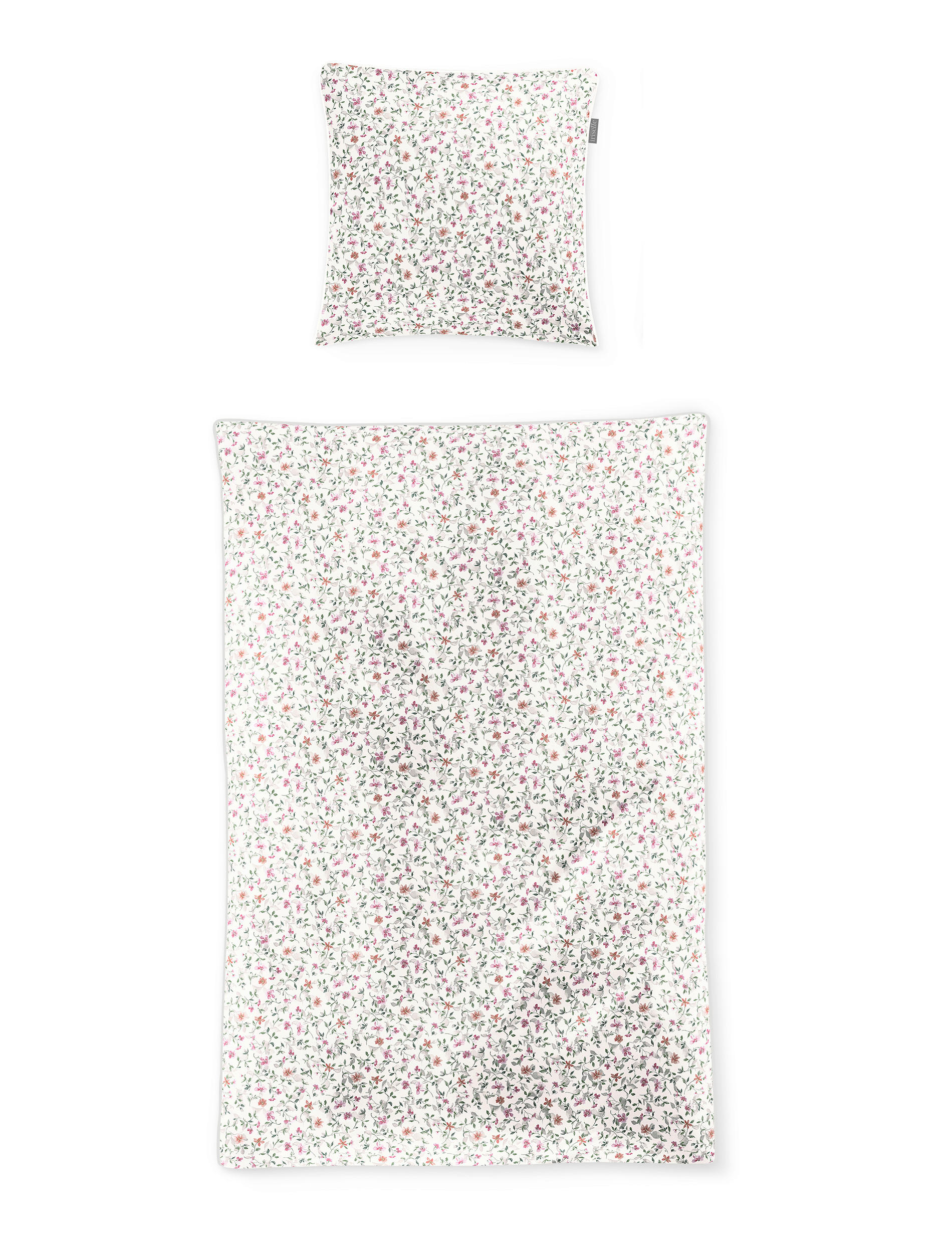 BETTWÄSCHE Makosatin 135/200 cm  - Weiß, KONVENTIONELL, Textil (135/200cm) - Irisette