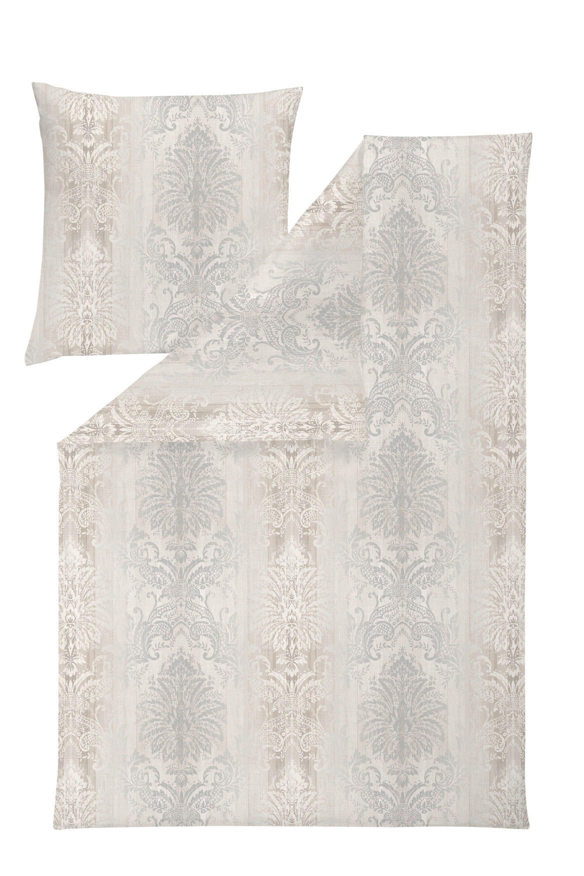 BETTWÄSCHE 2-teilig ATELIER Interlock-Jersey 135/200 cm  - Beige, Design, Textil (135/200cm) - Estella