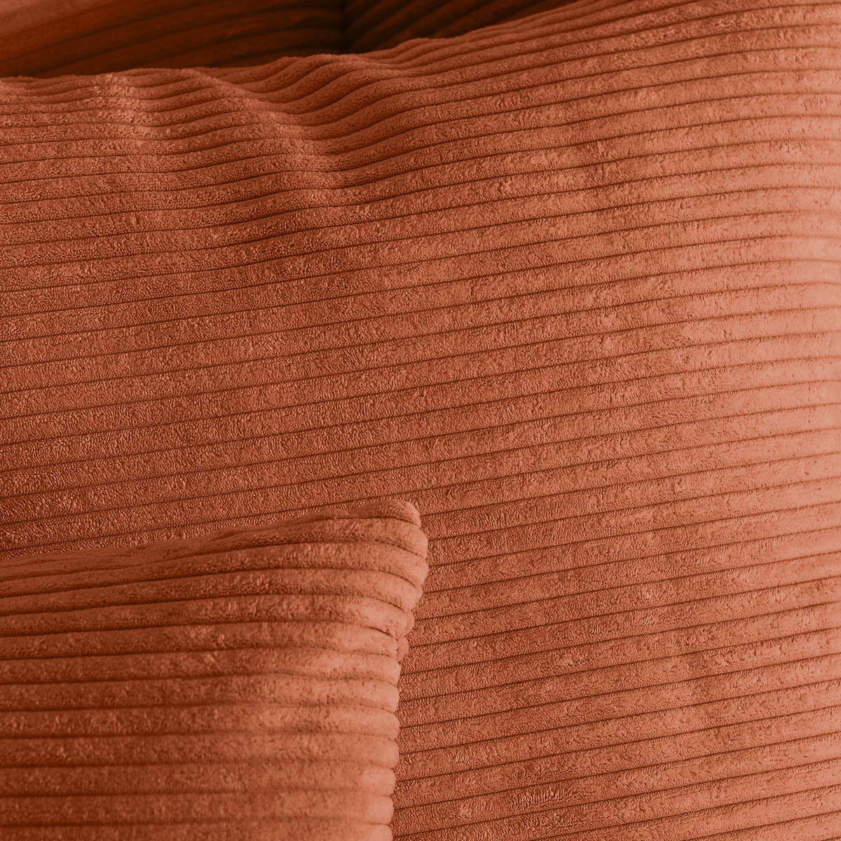 XXL-SESSEL in Cord Kupferfarben  - Schwarz/Kupferfarben, Romantik / Landhaus, Holz/Textil (125/100/140cm) - Landscape
