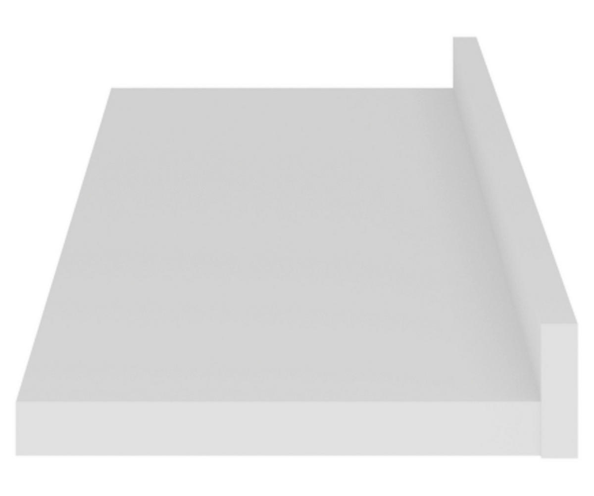WANDBOARD200/5,5/23 cm Weiss  - Weiss, Design, Holzwerkstoff (200/5,5/23cm) - MID.YOU