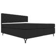 BOXSPRINGBETT 180/200 cm  in Anthrazit  - Anthrazit/Schwarz, KONVENTIONELL, Textil/Metall (180/200cm) - Carryhome