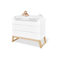 WICKELKOMMODE PINOLINO BRIDGE 120/101/77 cm  - Eschefarben/Weiß, Design, Holz/Holzwerkstoff (120/101/77cm) - Pinolino
