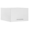 AUFSATZSCHRANK 60/38/68 cm  in  - Chromfarben/Weiß, Design, Holzwerkstoff/Metall (60/38/68cm)