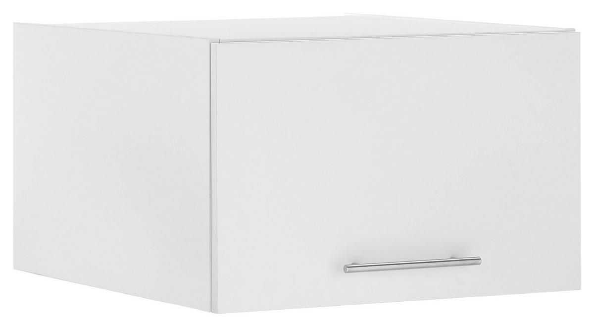 AUFSATZSCHRANK 60/38/68 cm   - Chromfarben/Weiß, Design, Holzwerkstoff/Metall (60/38/68cm)