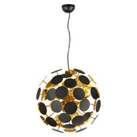 HÄNGELEUCHTE 54,0/150,0 cm   - Goldfarben/Schwarz, Design, Kunststoff/Metall (54,0/150,0cm) - Trio Leuchten