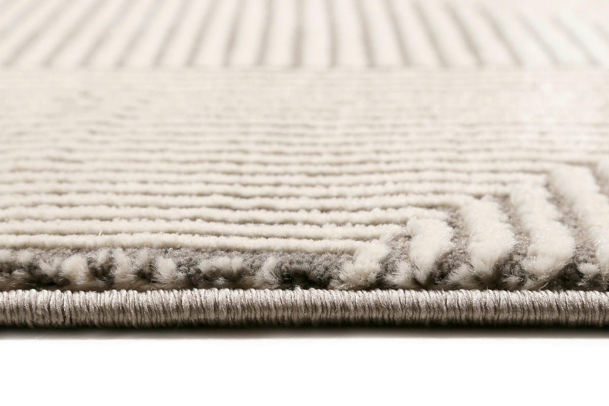 WEBTEPPICH 133/200 cm Velvet Groove Beige  - Beige, KONVENTIONELL, Textil (133/200cm) - Esprit