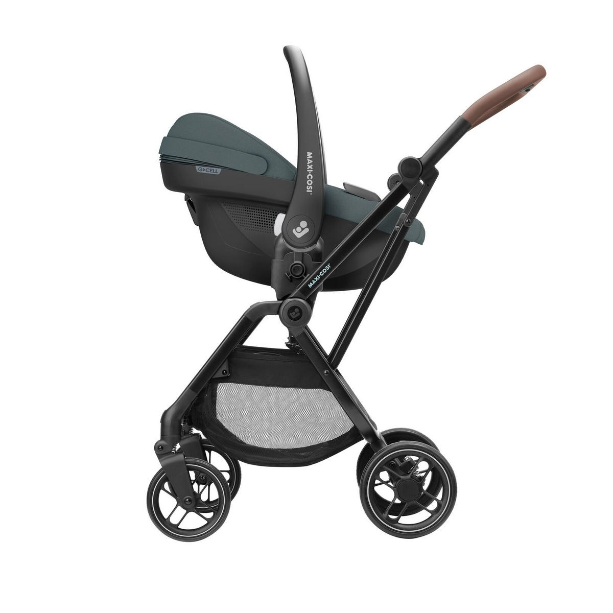 BABYSKYDD Pebble S  - mörkgrå, Basics, metall/textil (44/56,5/67cm) - Maxi Cosi Pro
