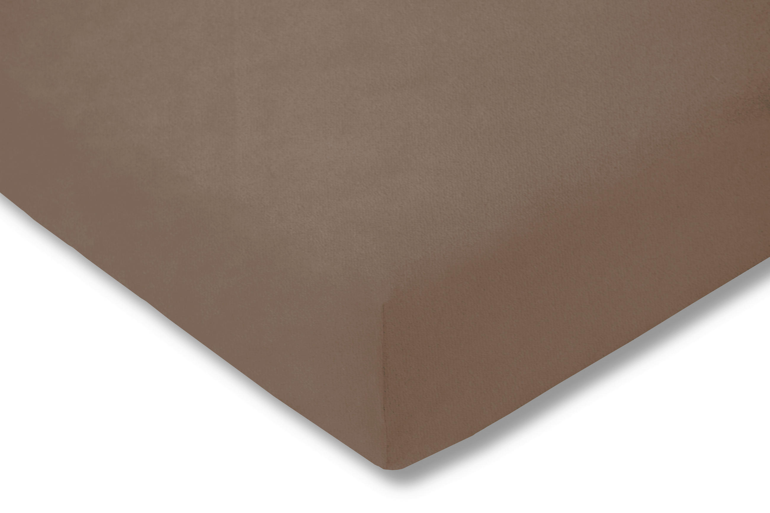 Estella Spannbetttuch Braun 200x200 cm