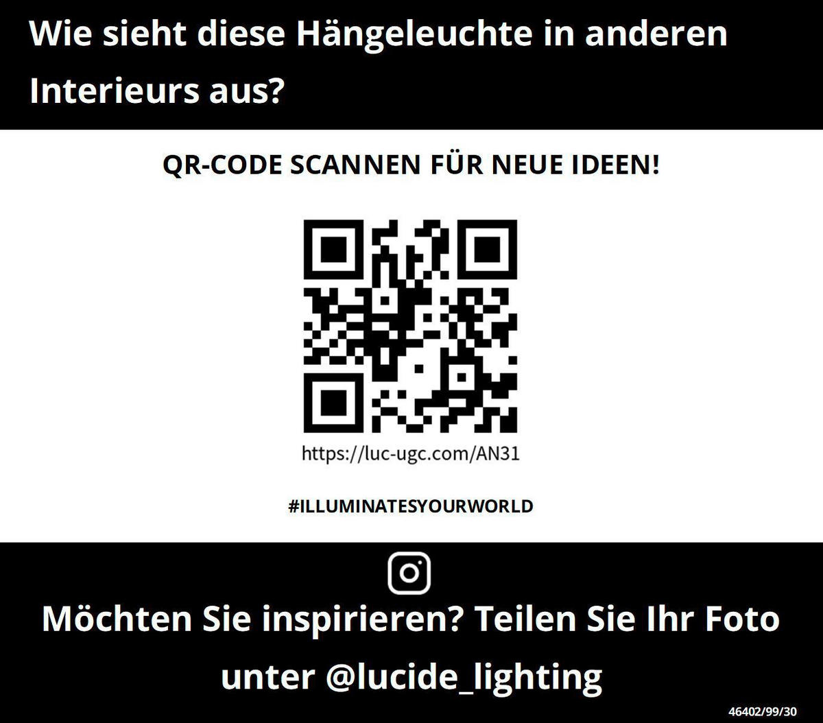 PENDELLEUCHTE 80/80/135 cm  - Design (80/80/135cm) - Lucide
