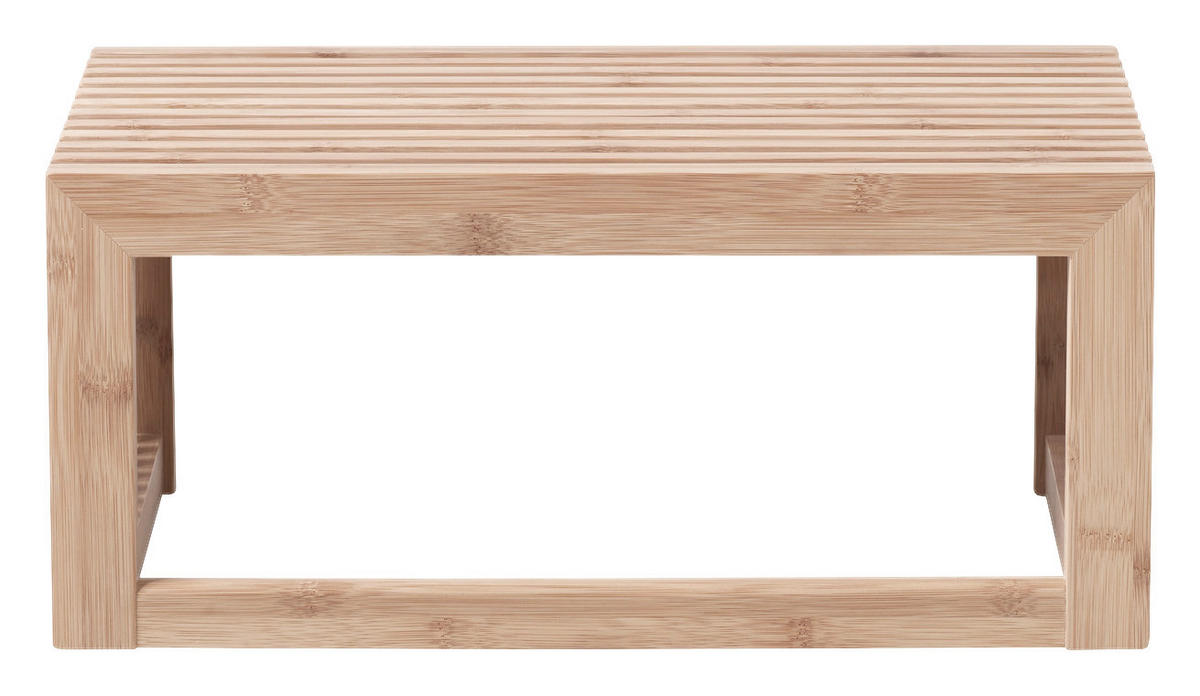 WANDGARDEROBE  in Bambus vollmassiv Naturfarben  - Naturfarben, Design, Holz (45/20/27cm) - MID.YOU