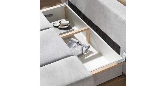 SCHLAFSOFA Sidney in Blau  - Blau/Schwarz, Design, Textil/Metall (200/85/90cm) - Xora