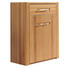 SCHUHSCHRANK Kernbuche teilmassiv Buchefarben - Buchefarben/Alufarben, KONVENTIONELL, Holz/Metall (74/100/40cm) - NOVEL