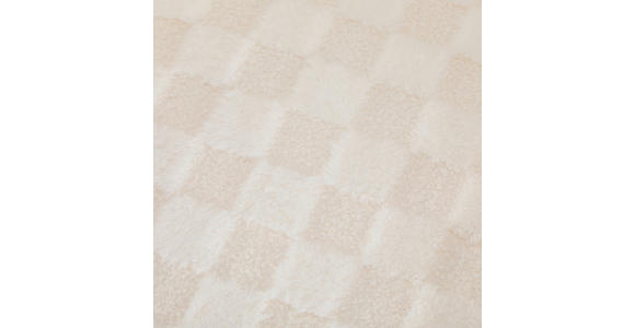 DESIGNSESSEL in Teddystoff Weiß - Schwarz/Weiß, Design, Textil/Metall (76/69/72cm) - Xora