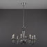 KRONLEUCHTER - Chromfarben/Transparent, Design, Kunststoff/Metall (79/110cm)