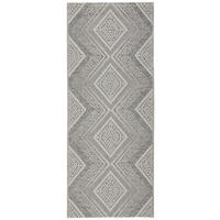 LÄUFER 80/200 cm Trinidad Grau  - Grau, Design, Kunststoff/Textil (80/200cm) - Novel