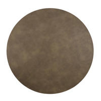 BORDSTABLETT textil läderimitation brun 38 cm  - brun, Basics, textil (38cm)