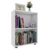 REGAL  55/72/20 cm Weiss  - Weiss/Schwarz, Modern, Holzwerkstoff/Kunststoff (55/72/20cm) - MID.YOU
