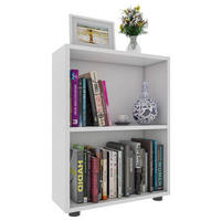 REGAL  55/72/20 cm Weiss  - Weiss/Schwarz, Modern, Holzwerkstoff/Kunststoff (55/72/20cm) - MID.YOU