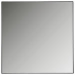 WANDSPIEGEL 85/85/3,7 cm  - Anthrazit, Natur, Glas/Metall (85/85/3,7cm) - Linea Natura