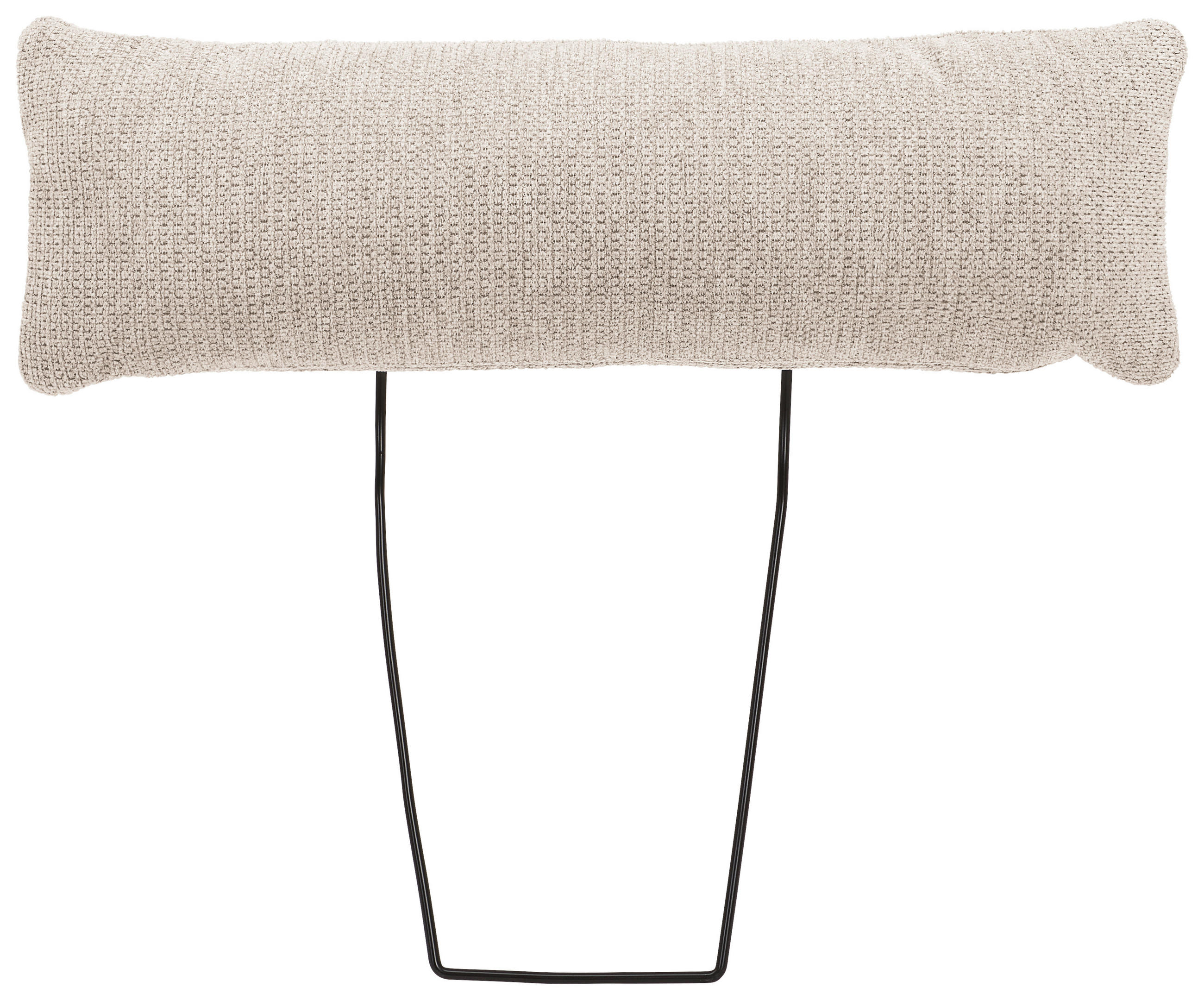 NACKSTÖD i flatväv  - cremefärgad, Design, textil (61/20/11cm) - MID.YOU