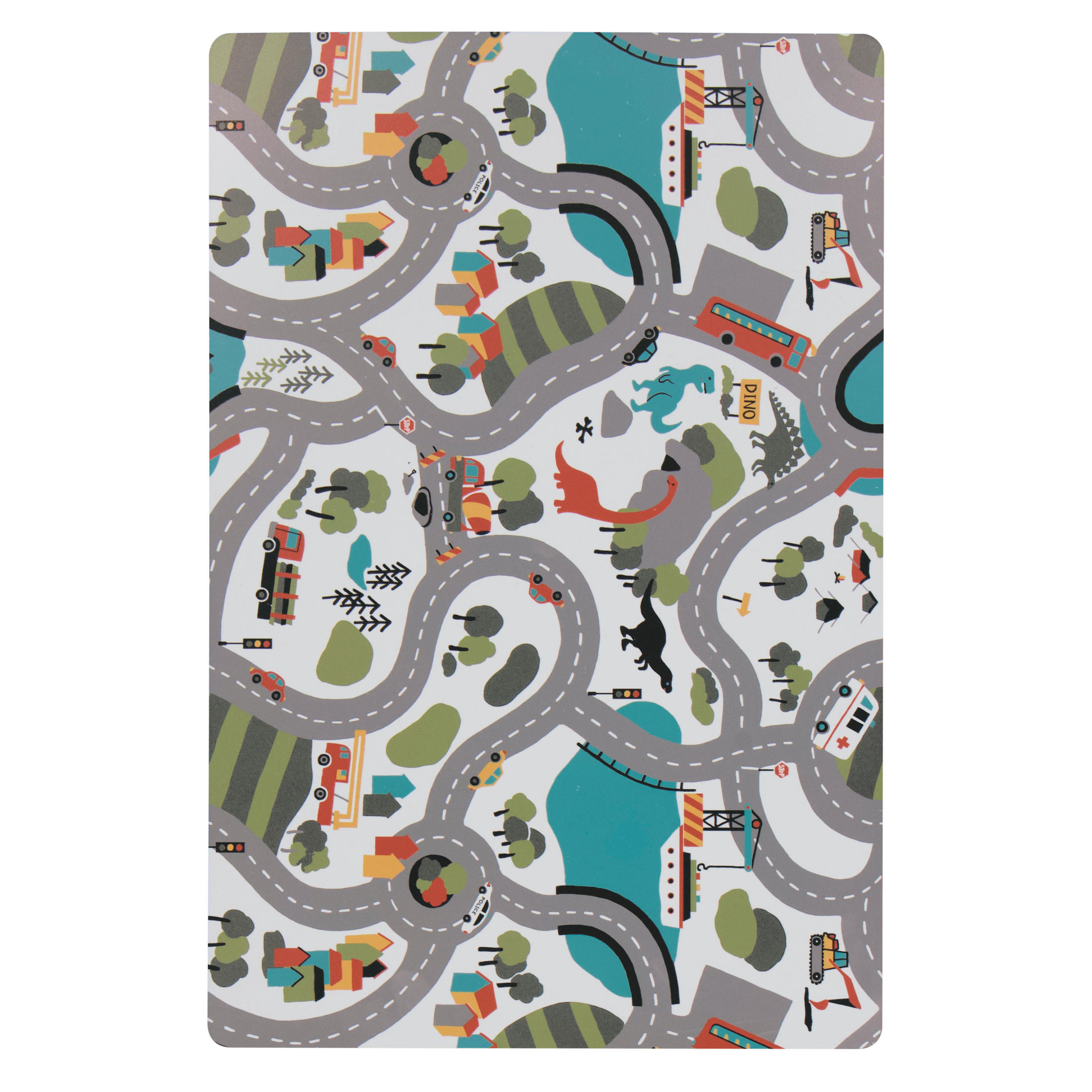 BORDSTABLETT plast multicolor 30/45 cm  - multicolor, Basics, plast (30/45cm)