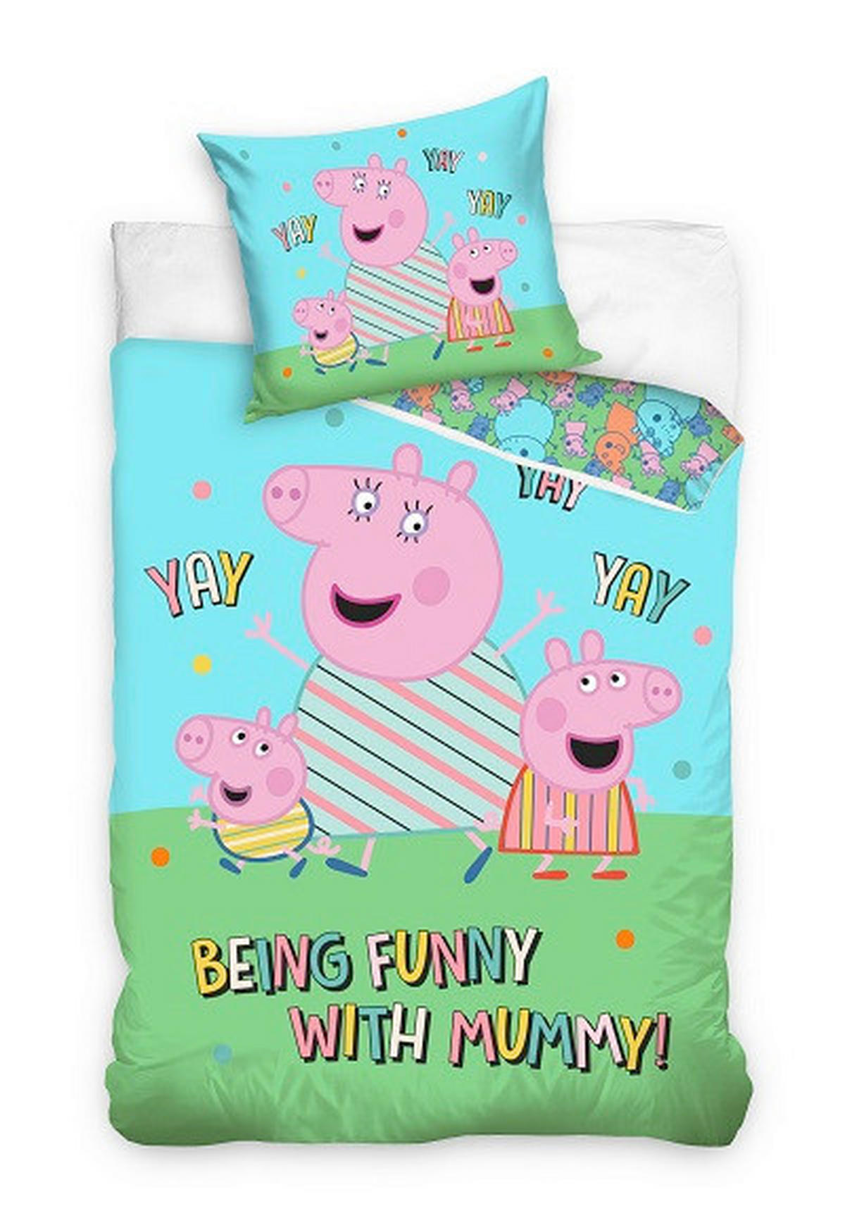 DJEČJA POSTELJINA 140/200 cm   - višebojno, Konvencionalno, tekstil (140/200cm) - Peppa Pig