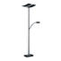 LED-STEHLEUCHTE - Schwarz/Weiß, KONVENTIONELL, Kunststoff/Metall (182cm) LED-STEHLEUCHTE - Schwarz/Weiß, KONVENTIONELL, Kunststoff/Metall (182cm)
