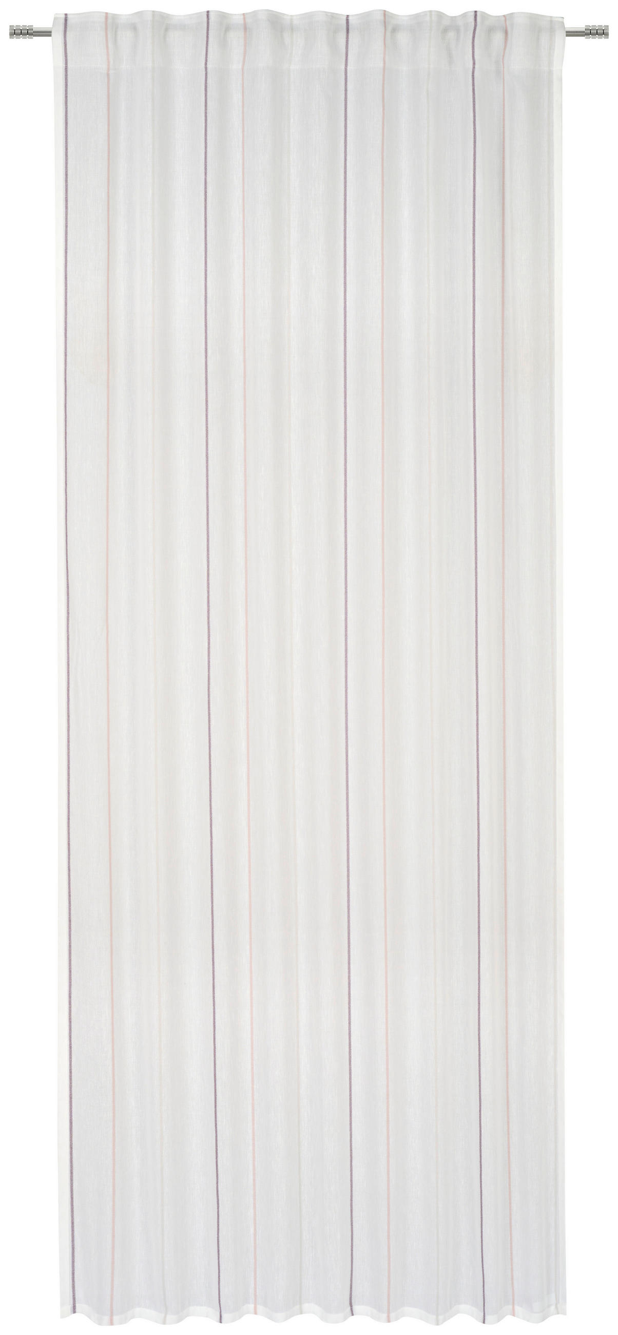 ZAVJESA SA SKRIVENIM OMČAMA siva, ljubičasta, narančasta  140/245 cm  - narančasta/siva, Design, tekstil (140/245cm) - Esposa