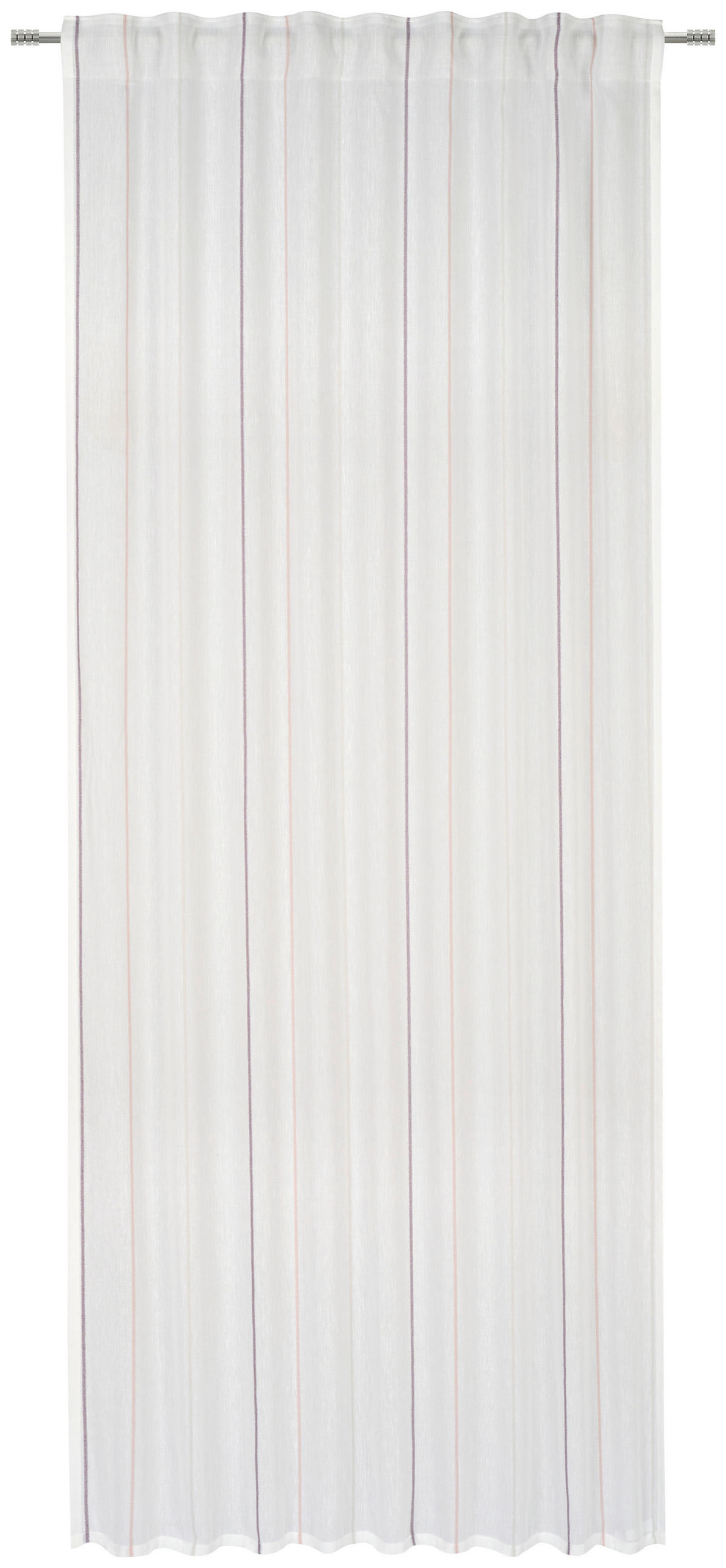 ZAVJESA SA SKRIVENIM OMČAMA siva, ljubičasta, narančasta  140/245 cm  - narančasta/siva, Design, tekstil (140/245cm) - Esposa