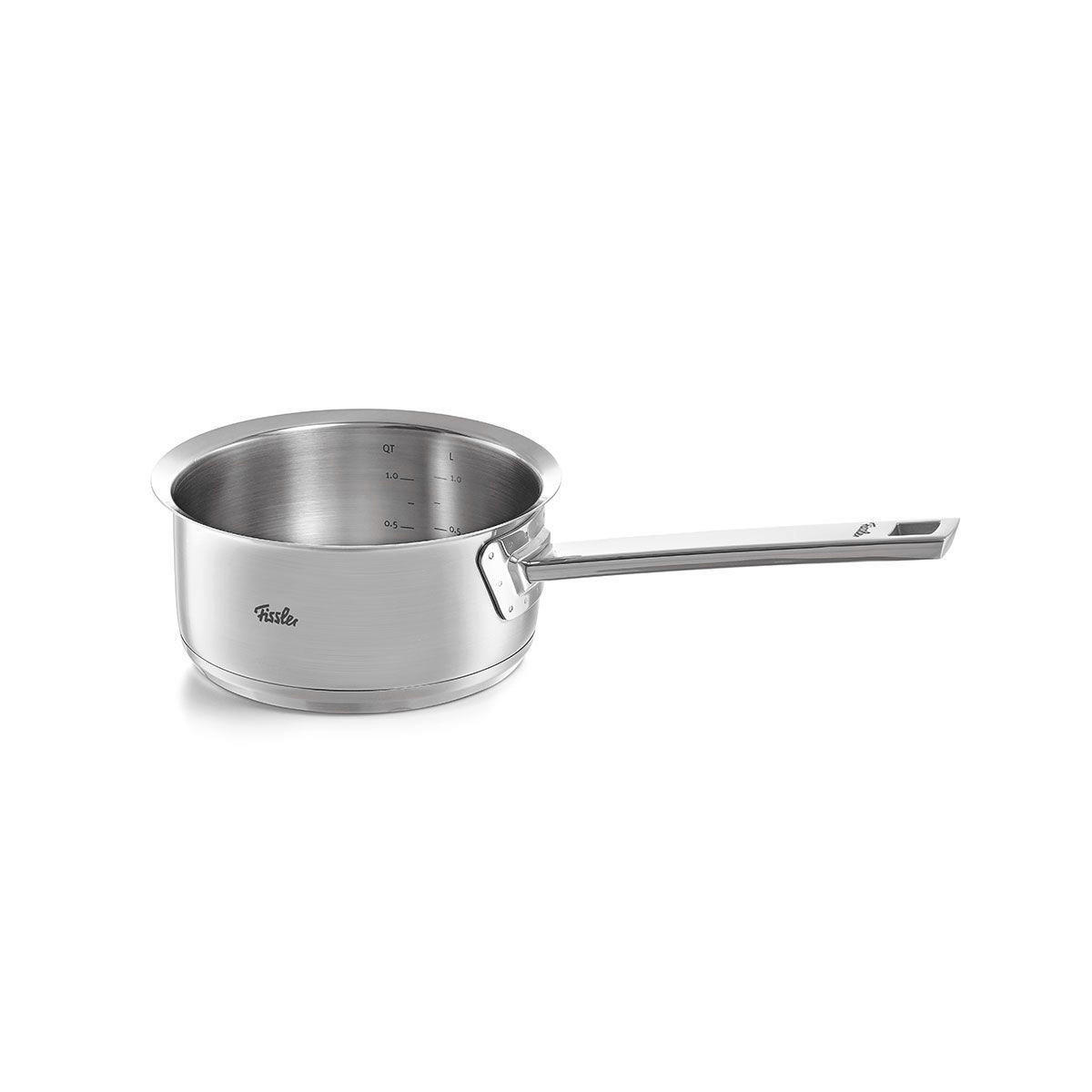 LONAC S DRŠKOM  1,4 l  ORIGINAL-PROFI COLLECTION®  - srebrne boje, Design, metal (16cm) - Fissler