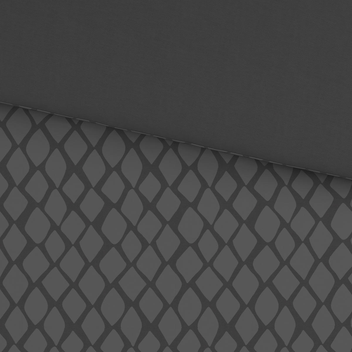 WENDEBETTWÄSCHE SNAKO Satin 135/200 cm  - Anthrazit/Silberfarben, Design, Textil (135/200cm) - Dieter Knoll