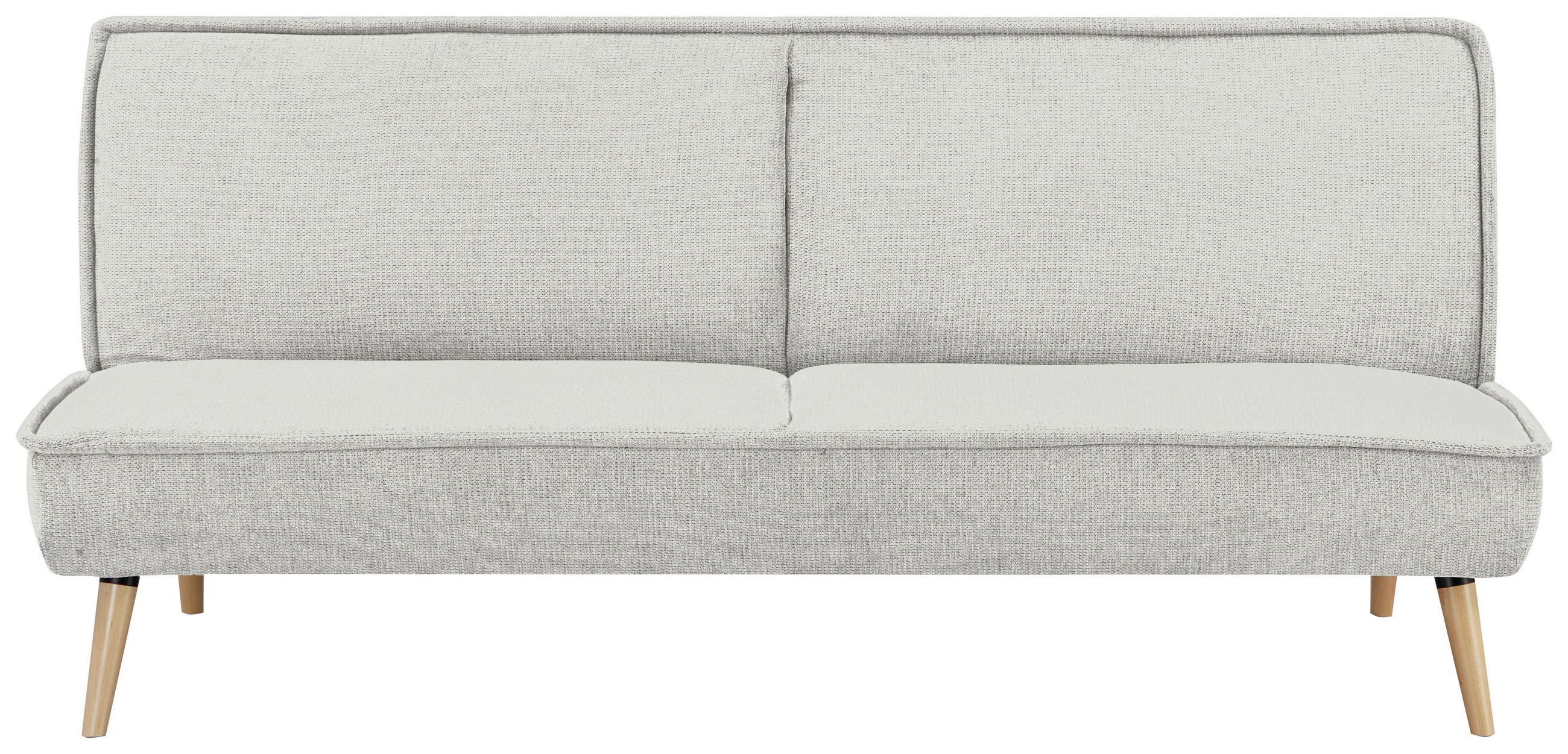 BÄDDSOFFA i vävt tyg cremefärgad  - naturfärgad/cremefärgad, Modern, trä/textil (188/84/87cm) - MID.YOU