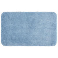 FÜRDŐSZOBASZŐNYEG  60/100 cm  világoskék   - világoskék, Basics, műanyag/textil (60/100cm) - Kleine Wolke